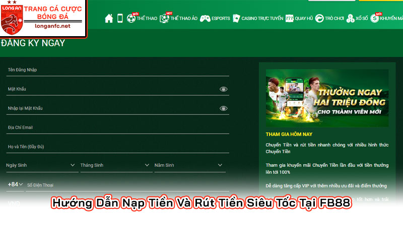 Link FB88 - Cung cấp link vào FB88 chính thức tại Việt Nam Hướng Dẫn Nạp Tiền Và Rút Tiền Siêu Tốc Tại FB88