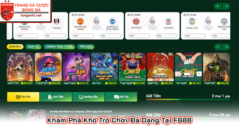 Link FB88 - Cung cấp link vào FB88 chính thức tại Việt Nam Khám Phá Kho Trò Chơi Đa Dạng Tại FB88